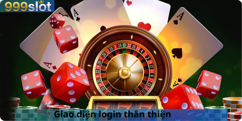 Giao diện login thân thiện